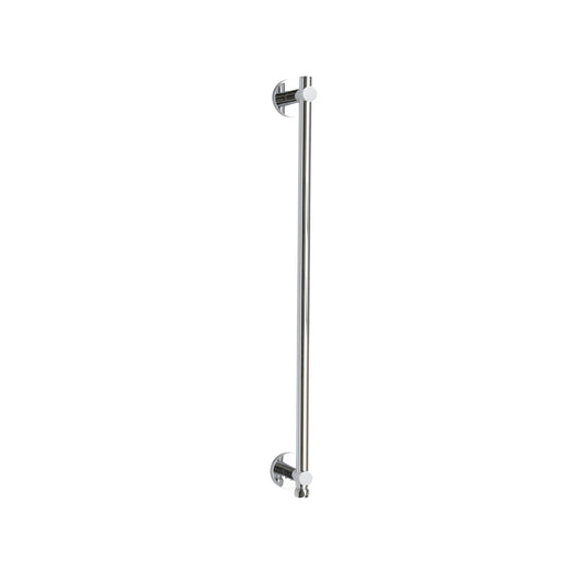 ThermaSol Shower Rail W/integral Water Way round in Polished Chrome Finish Polished Chrome / Round ThermaSol 15-1002-pc.jpg