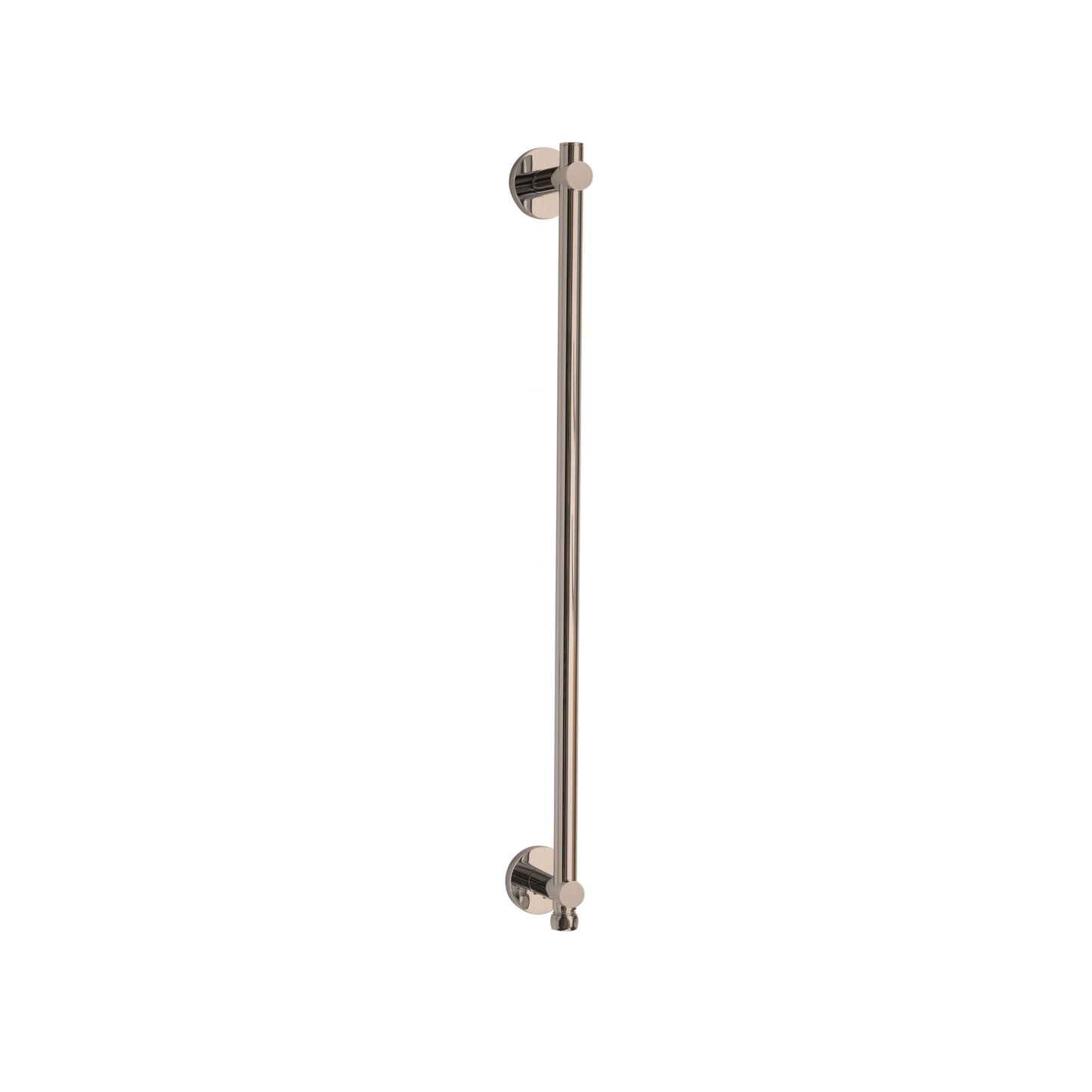 ThermaSol Shower Rail W/integral Water Way round in Satin Nickel Finish Satin Nickel / Round ThermaSol 15-1002-sn.jpg