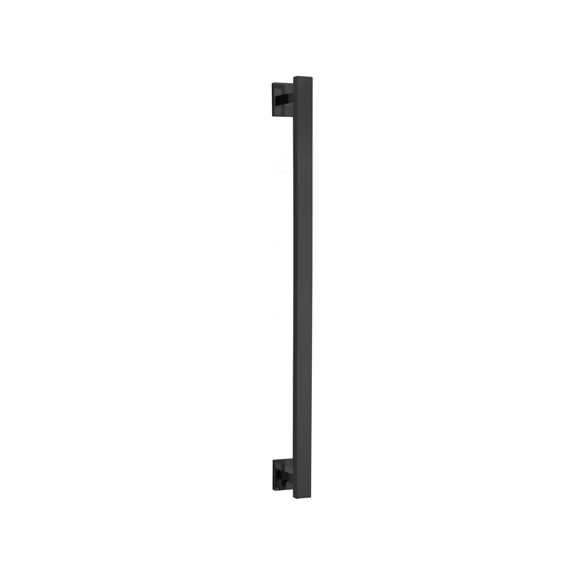 ThermaSol Shower Rail W/integral Water Way Square in Matte Black Finish Matte Black / Square ThermaSol 15-1006-mb.jpg