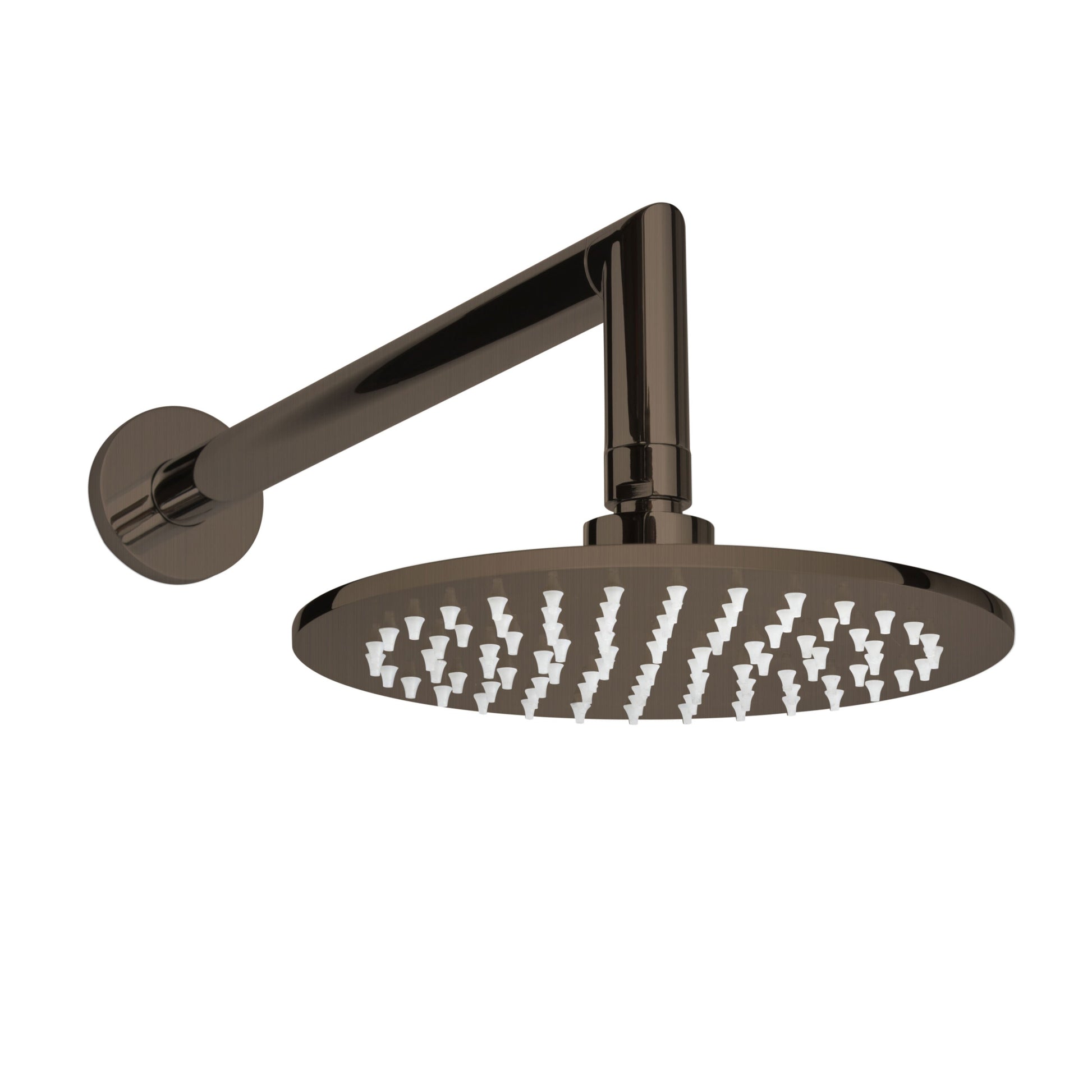 ThermaSol 200mm DIA. x 8.5mm, 304SS Shower Head 1/2" Inlet Round in Oil Rubbed Bronze Finish Oil Rubbed Bronze / Round ThermaSol 15-1007-orb.jpg