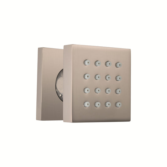 ThermaSol 50mm x 50mm x 10mm, Body Spray Square in Satin Nickel Finish Satin Nickel / Square ThermaSol 15-1010-sn.jpg