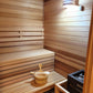 Finlandia Sauna 3' x 4' x 7' Pre-Cut Sauna Kit Standard Option / 7 Foot Tall / No Backrest,Standard Option / 7 Foot Tall / Backrest + $171.60,Standard Option / 7 Foot Tall / Backrest & Skirts + $351.60,Standard Option / 8 Foot Tall + $198.66 / No Backrest