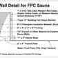 Finlandia Sauna 3' x 4' x 7' Pre-Cut Sauna Kit Standard Option / 7 Foot Tall / No Backrest,Standard Option / 7 Foot Tall / Backrest + $171.60,Standard Option / 7 Foot Tall / Backrest & Skirts + $351.60,Standard Option / 8 Foot Tall + $198.66 / No Backrest