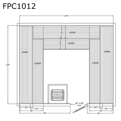 Finlandia Sauna 10' x 12' x 7' Pre-Cut Sauna Kit Standard Option / 7 Foot Tall / No Backrest,Standard Option / 7 Foot Tall / Backrest + $514.80,Standard Option / 8 Foot Tall + $624.36 / No Backrest,Standard Option / 8 Foot Tall + $624.36 / Backrest + $514