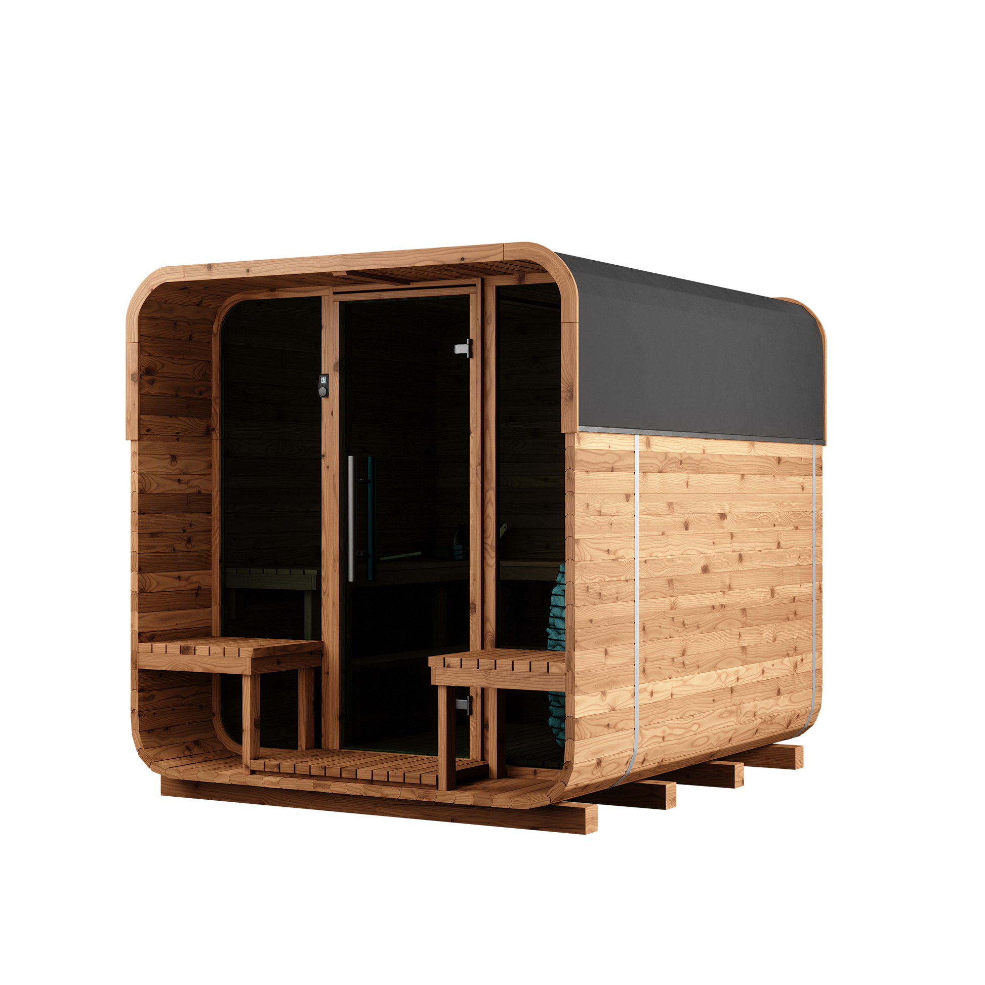 Thermory 6 Person Square Sauna No 41 DIY Kit with Terrace Thermally Modified Spruce Thermory Right_69178cc2-d3d6-4692-8eac-a9436df55302.png