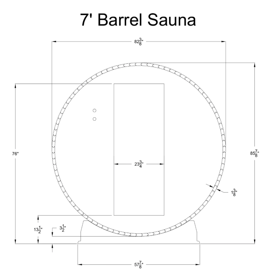 Almost Heaven Essex 4 Person Barrel Sauna Rustic Cedar,Onyx - Stained Southern Pine Almost Heaven Sauna Screenshot2023-10-09at12.32.43PM.png