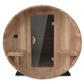 Scandia Electric Barrel Sauna Kit with Canopy 6'W x 5'D x 6'H / Wood,6'W x 5'D x 6'H / Glass,6'W x 6'D x 6'H / Wood,6'W x 6'D x 6'H / Glass,6'W x 7'D x 6'H / Wood,6'W x 7'D x 6'H / Glass,6'W x 8'D x 6'H / Wood,6'W x 8'D x 6'H / Glass,6'W x 9'D x 6'H / Woo