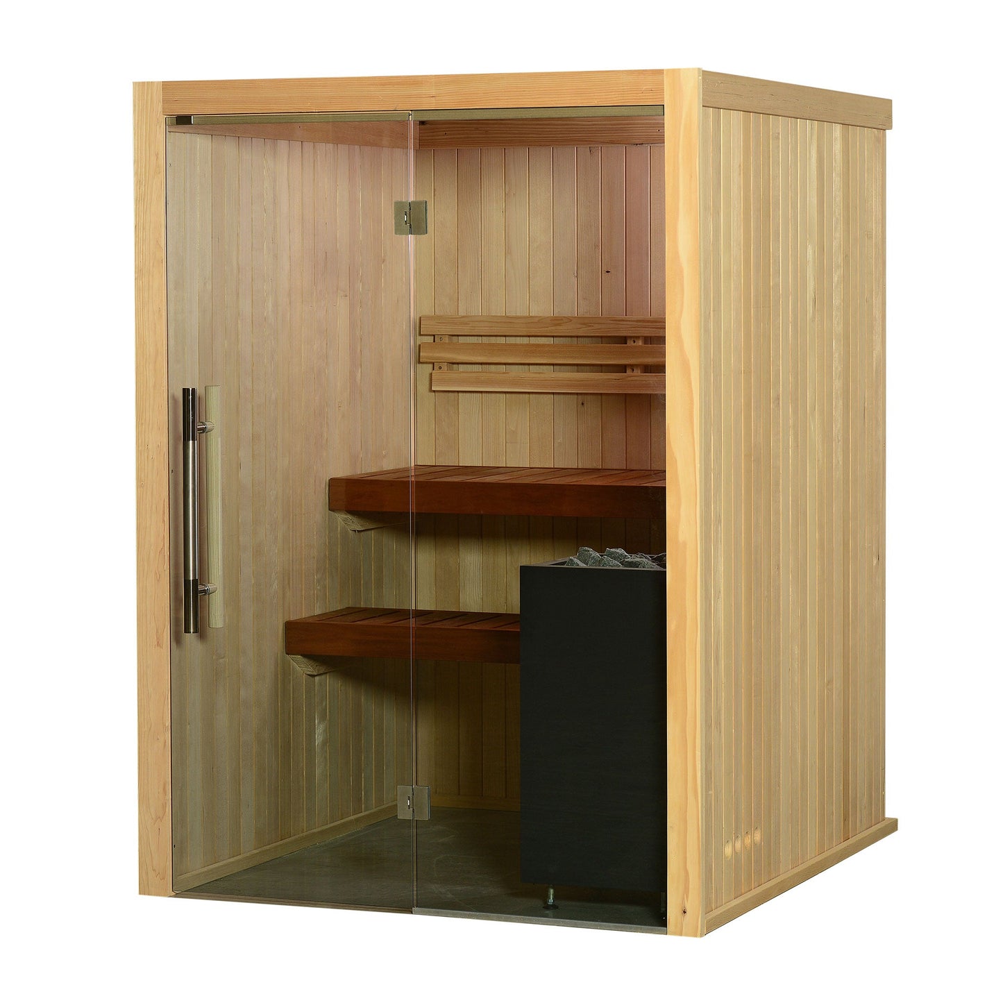 Almost Heaven Serena 3 Person Indoor Sauna Fir,Rustic Cedar Almost Heaven Sauna Serena_Vision3PBrownB.jpg