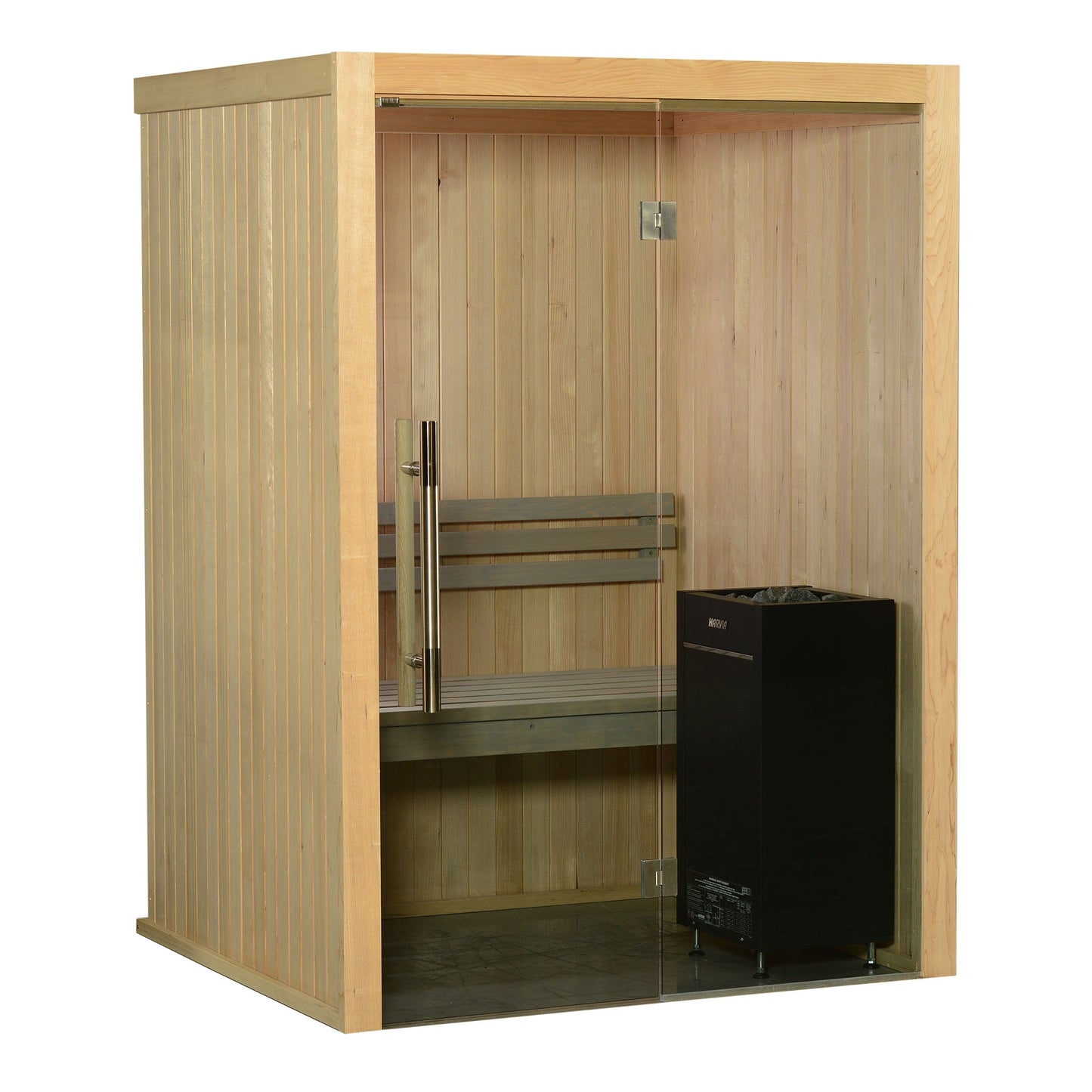 Almost Heaven Spectacle 2 Person Indoor Sauna Fir,Rustic Cedar Almost Heaven Sauna Spectacle_Vision2PGreyA.jpg