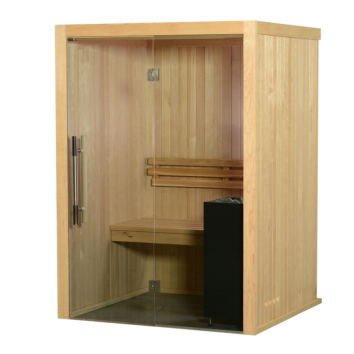 Almost Heaven Spectacle 2 Person Indoor Sauna Fir,Rustic Cedar Almost Heaven Sauna Spectacle_Vision2PNaturalB.jpg