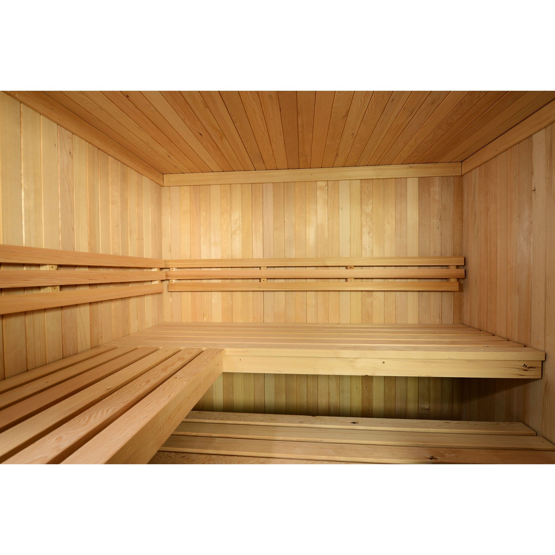 Almost Heaven Titan 6 Person Indoor Sauna Fir,Rustic Cedar Almost Heaven Sauna Titan_Vision6PInterior_Center.jpg