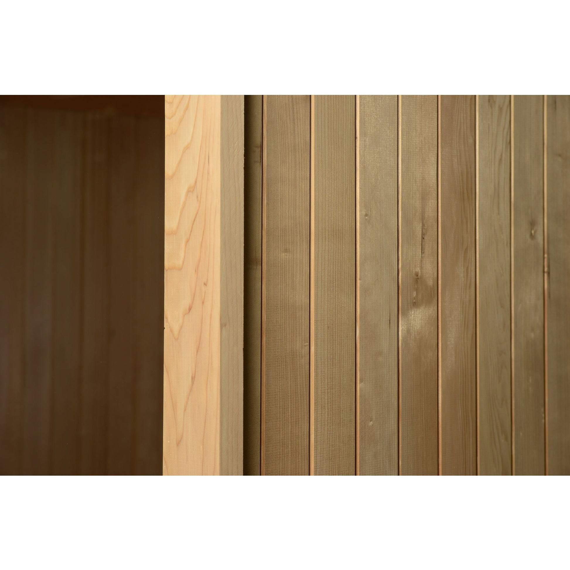 Almost Heaven Spectacle 2 Person Indoor Sauna Fir,Rustic Cedar Almost Heaven Sauna Vision_Series_Detail_Side_Panel.jpg