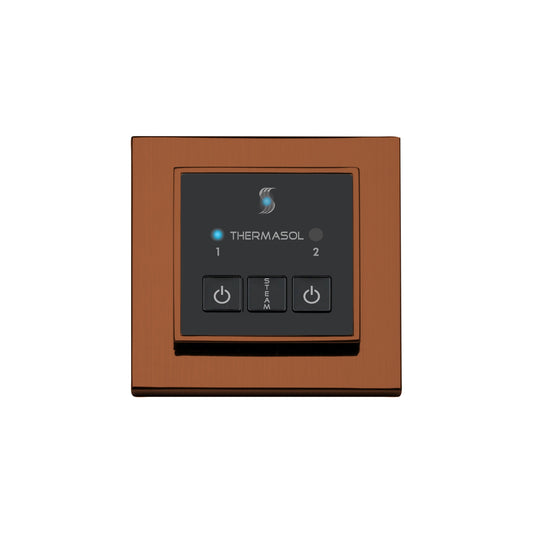 ThermaSol Easy Start Control Square in Antique Copper Finish Antique Copper / Square ThermaSol esm-acop.jpg