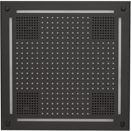 ThermaSol Hydrovive Light, Sound, Rain system Square in Matte Black Finish Matte Black / Square ThermaSol hvlsrsq-mb.jpg