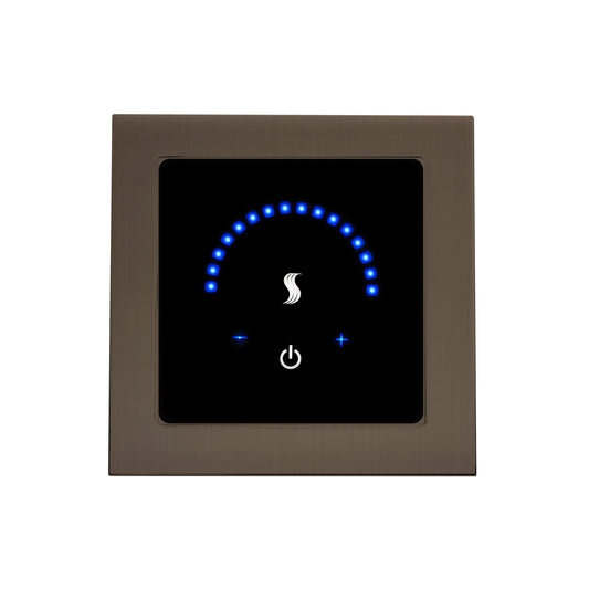 ThermaSol MicroTouch Controller Square in Oil Rubbed Bronze Finish Oil Rubbed Bronze / Square ThermaSol mtmr-orb.jpg