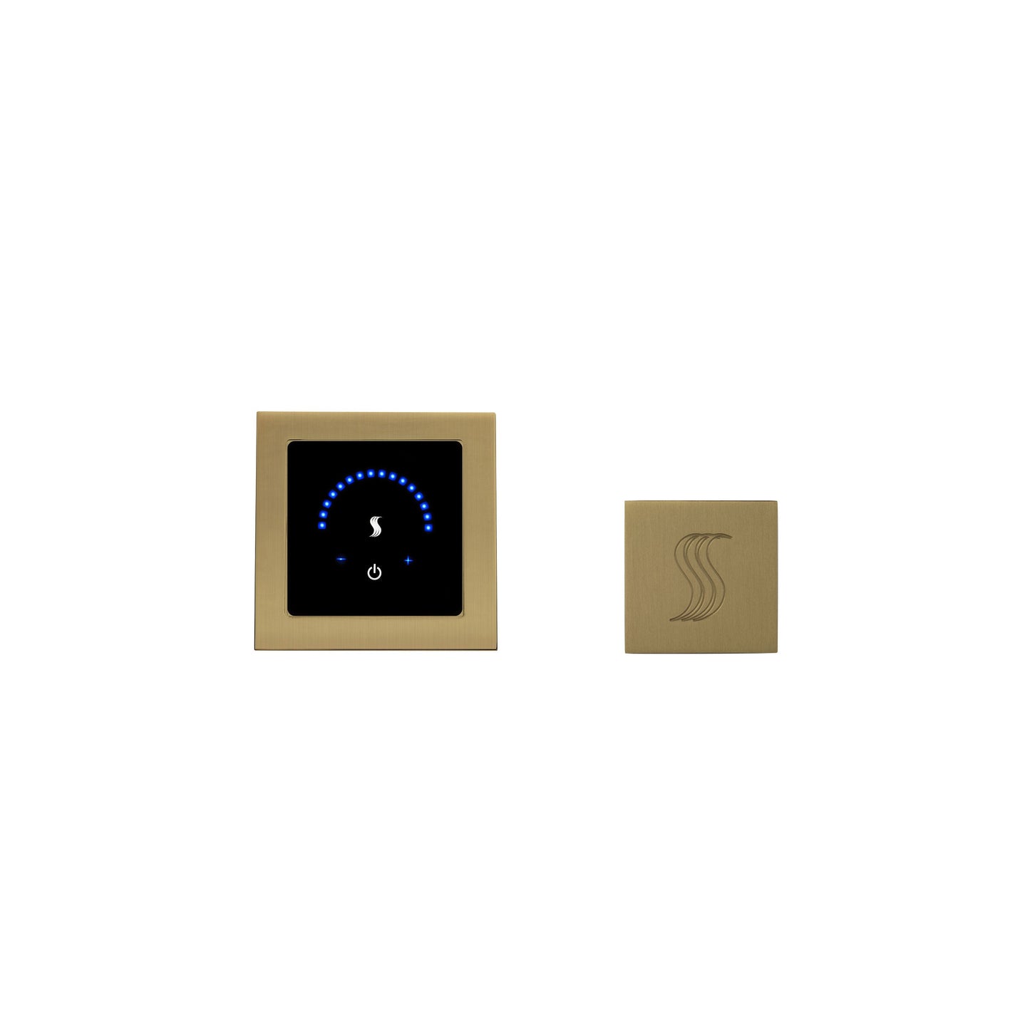 ThermaSol MicroTouch Control Kit Square in Satin Brass Finish Satin Brass / Square ThermaSol mtmr-svsq-sb.jpg