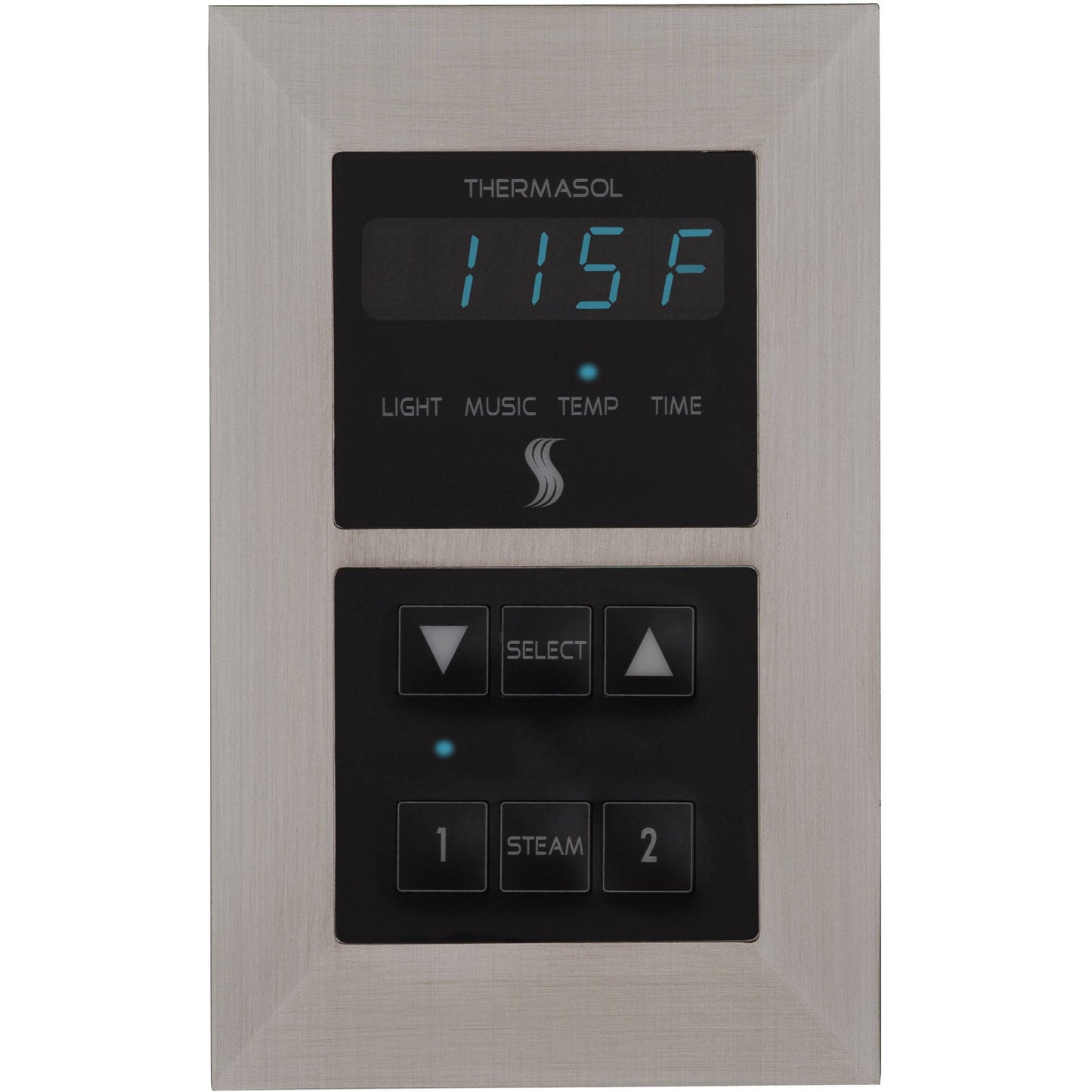 ThermaSol Signature Environment Control Square in Satin Chrome Finish Satin Chrome / Square ThermaSol semr-sc.jpg