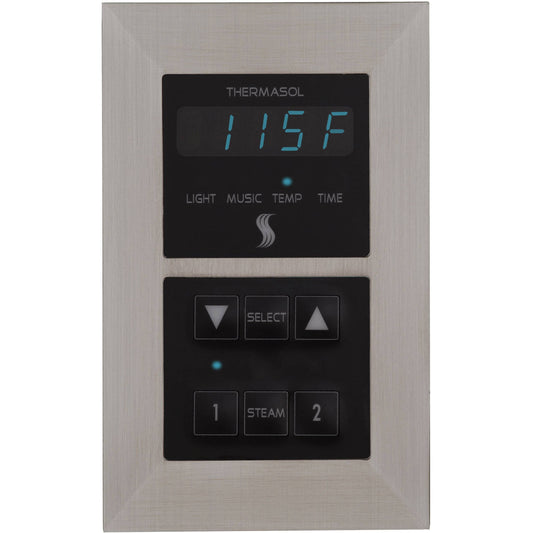 ThermaSol Signature Environment Control Square in Satin Chrome Finish Satin Chrome / Square ThermaSol semr-sc.jpg