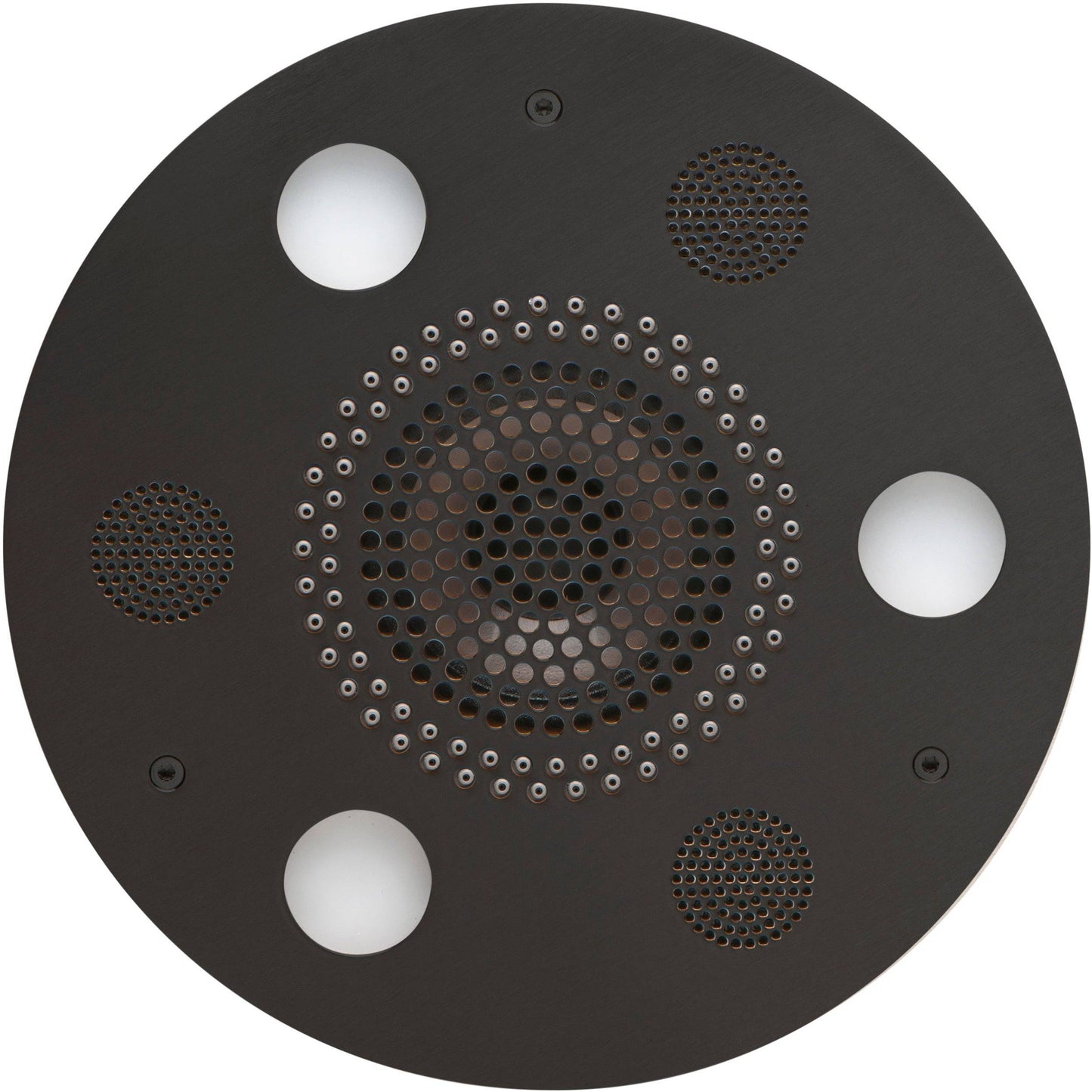 ThermaSol Serenity Light, Sound, Rain System Round in Matte Black Finish Matte Black / Round ThermaSol slsrrd-mb.jpg