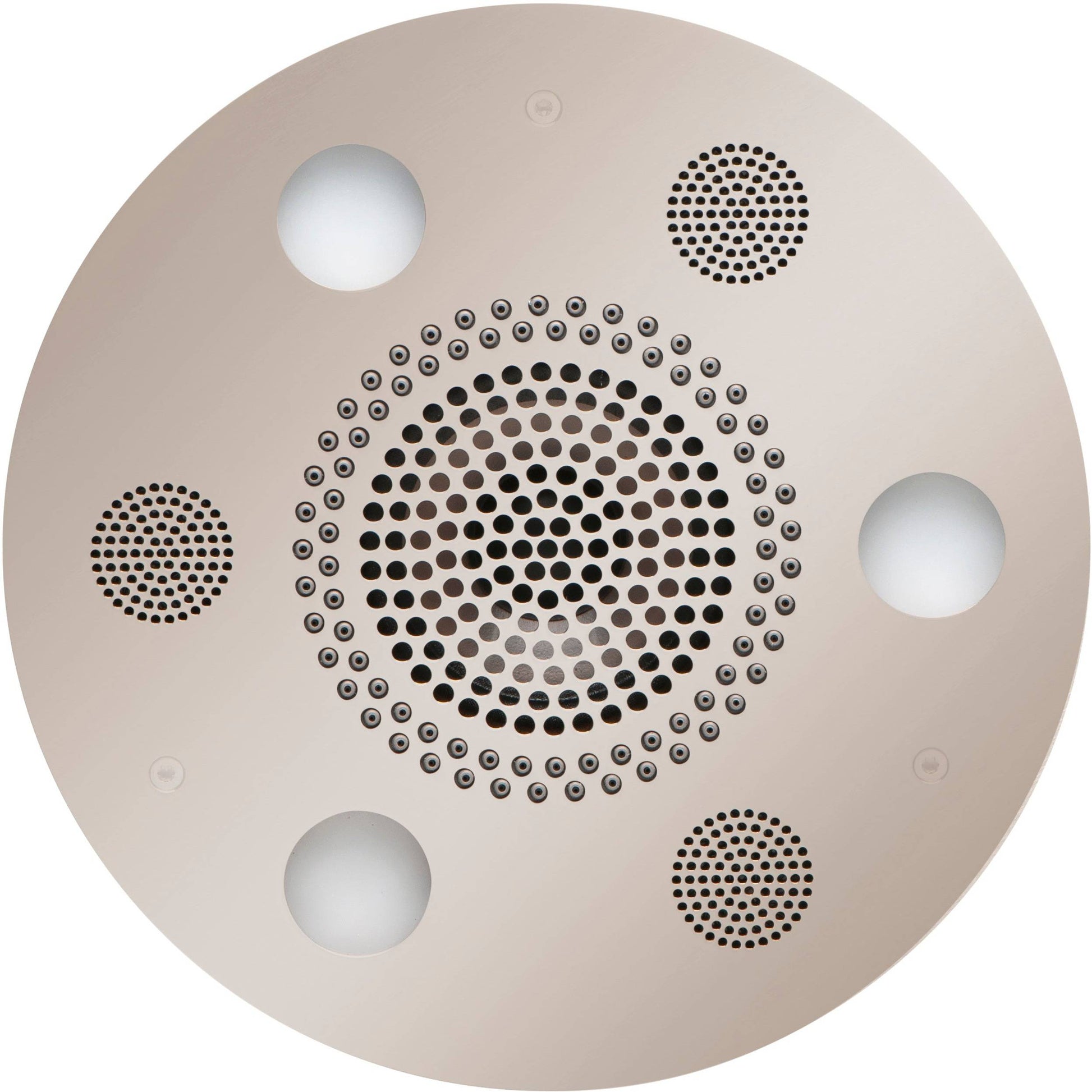 ThermaSol Serenity Light, Sound, Rain System Round in Polished Nickel Finish Polished Nickel / Round ThermaSol slsrrd-pn.jpg