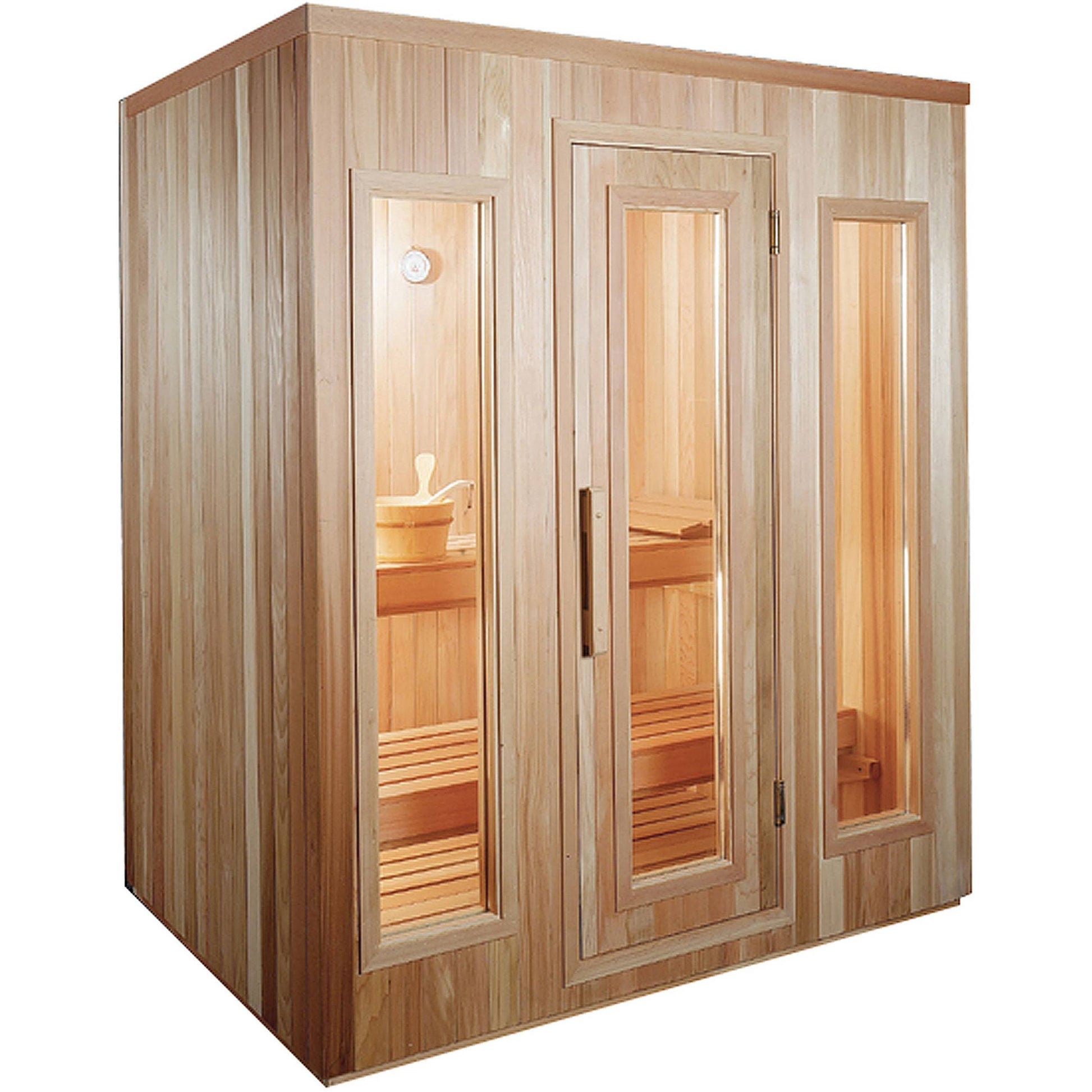 ThermaSol Traditional Sauna Room - Modular - 4x4 - 4.5kW Heater ThermaSol tms44bic.jpg