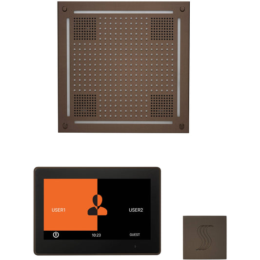 ThermaSol wellness Hydrovive Steam Package with 10" ThermaTouch Square in Oil Rubbed Bronze Finish Oil Rubbed Bronze / Square / 10" ThermaSol whstp10s-orb.jpg