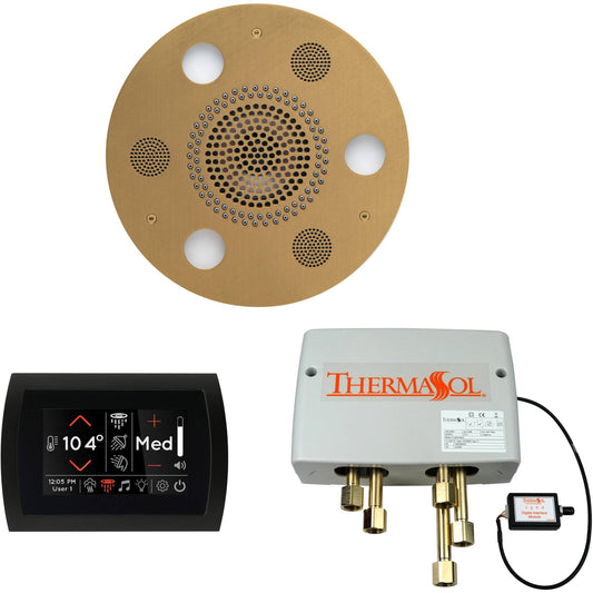 ThermaSol Wellness Shower Package with SignaTouch Round in Satin Brass Finish Satin Brass / Round ThermaSol wspsr-sb.jpg