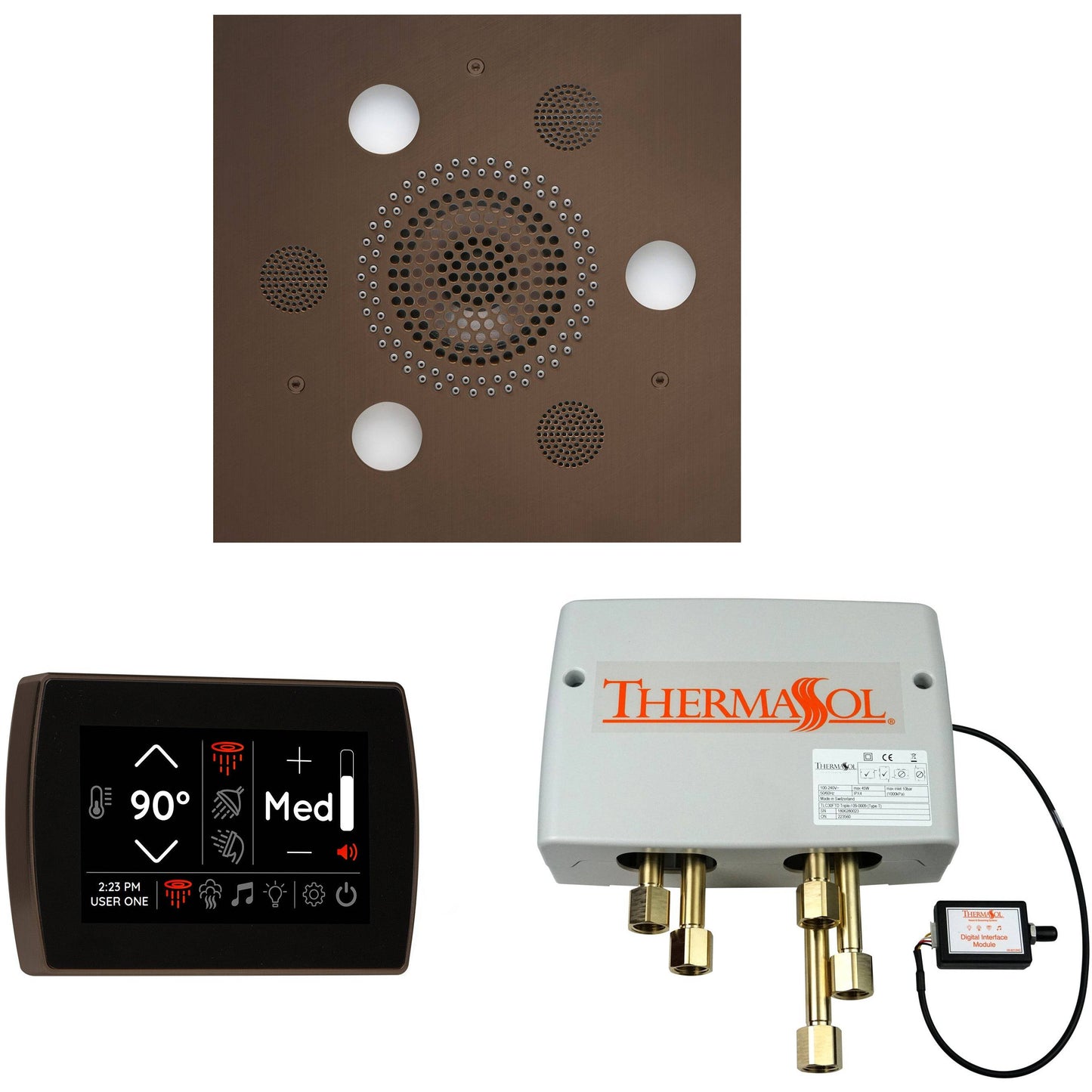 ThermaSol Wellness Shower Package with SignaTouch Square in Oil Rubbed Bronze Finish Oil Rubbed Bronze / Square ThermaSol wspss-orb.jpg