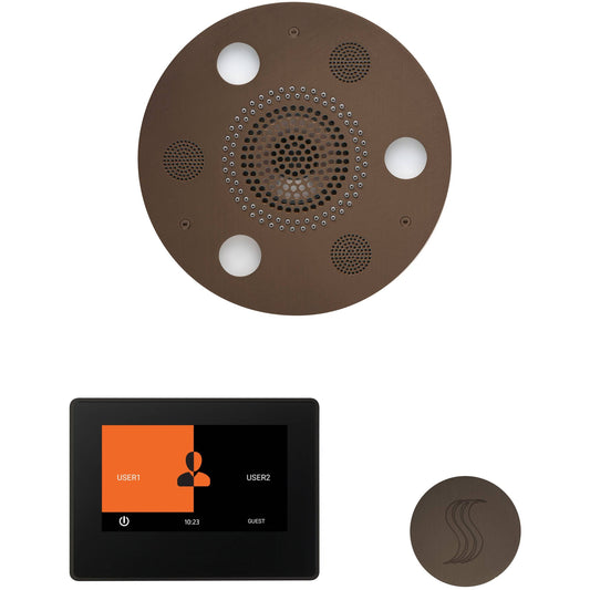 ThermaSol Wellness Steam Package with 7" ThermaTouch Round in Oil Rubbed Bronze Finish Oil Rubbed Bronze / Round / 7" ThermaSol wstp7r-orb.jpg