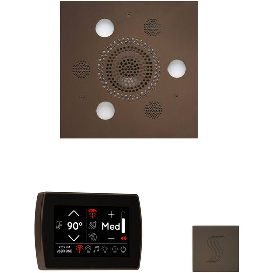 ThermaSol Wellness Steam Package with SignaTouch Square in Oil Rubbed Bronze Finish Oil Rubbed Bronze / Square ThermaSol wstpss-orb.jpg