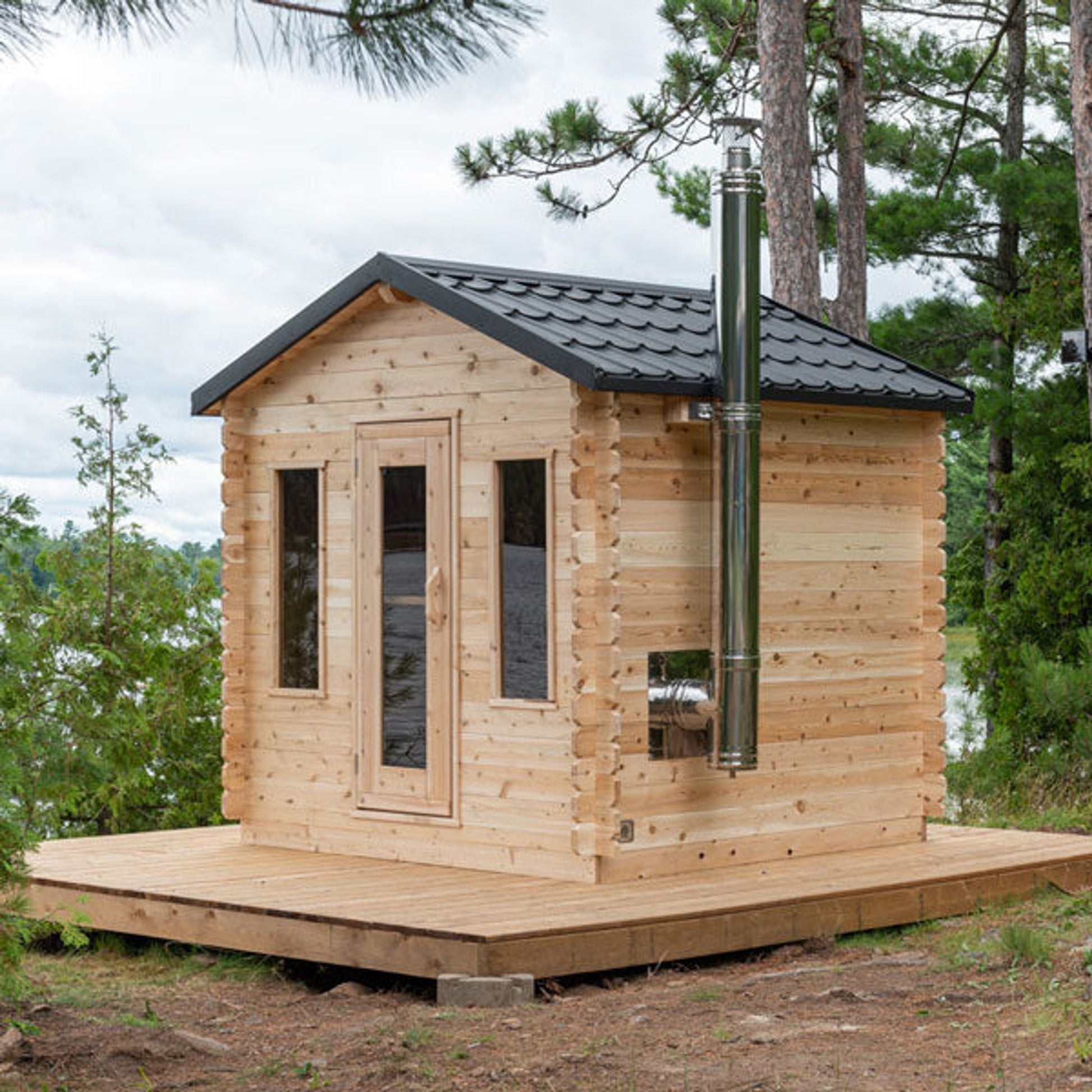 Dundalk Georgian Cabin Sauna Dundalk LeisureCraft CTC88W-11.jpg