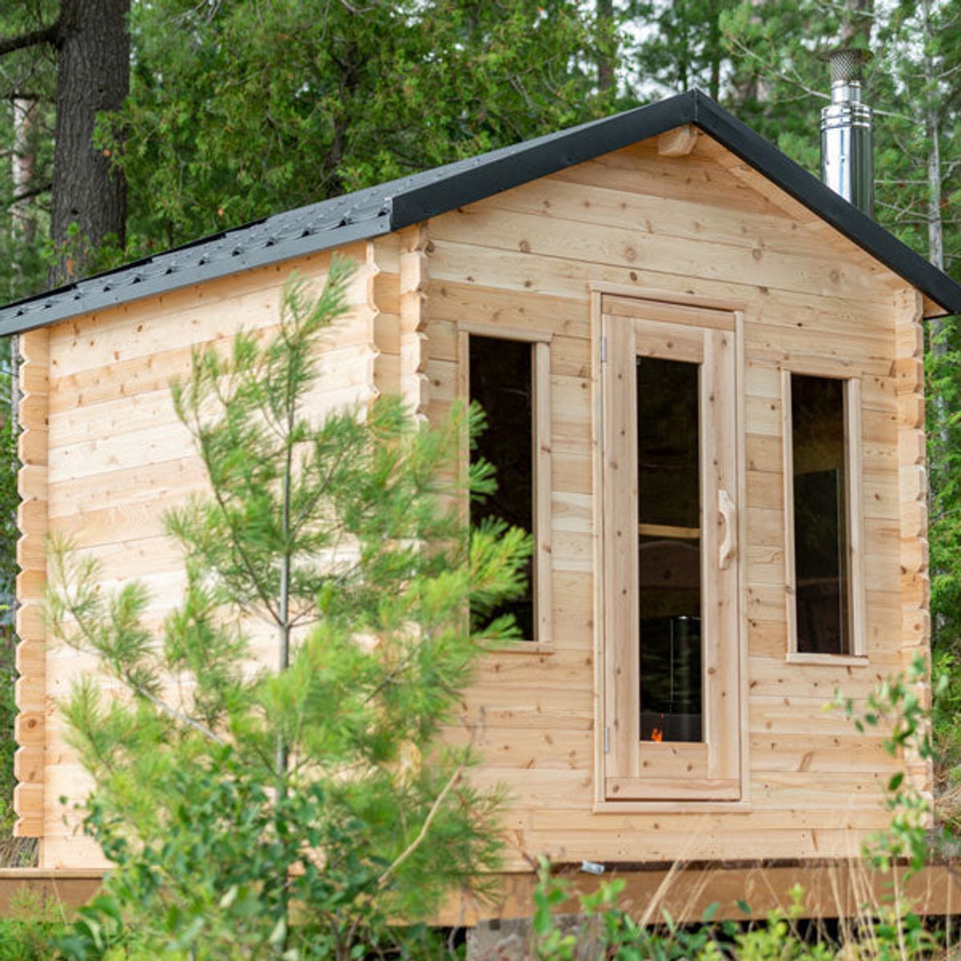 Dundalk Georgian Cabin Sauna Dundalk LeisureCraft CTC88W-2.jpg